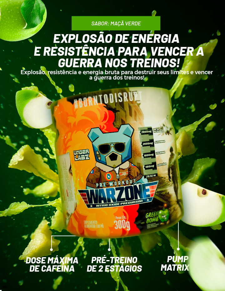 Criativo Warzone Green Bomb 300g