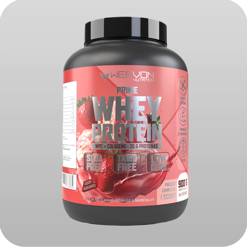 protein weevon morango