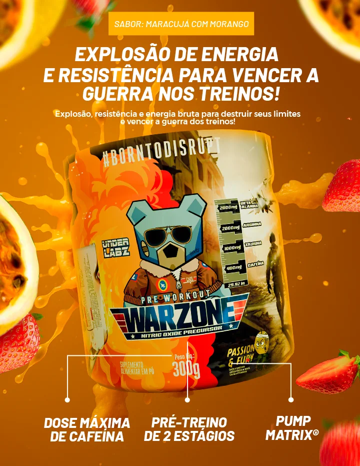 Criativo Warzone Passion e Fury 300g
